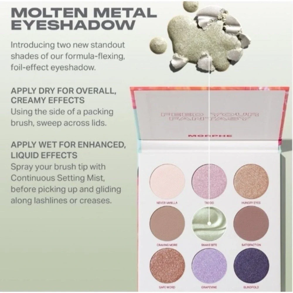 Morphe Pulp Fantasy Eyeshadow Palette Forbidden Collection, Limited Edition NEW